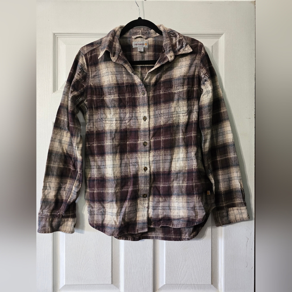 Carhartt Plaid Button-Up Flannel